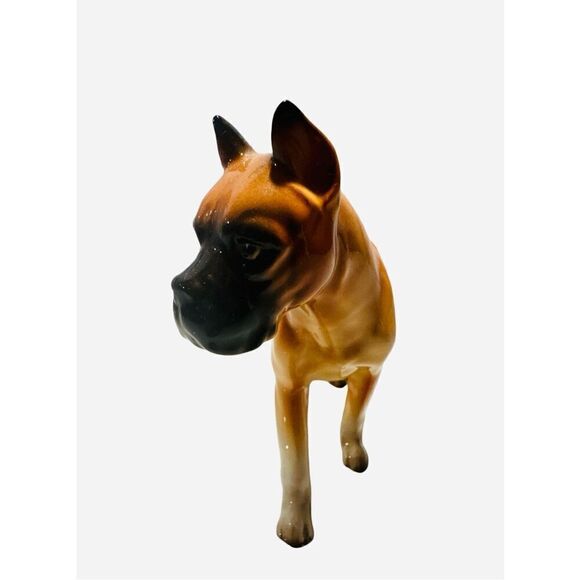 Vintage Rare Find Porcelain figurine  Boxer Dog Germany - Picture 5 of 7